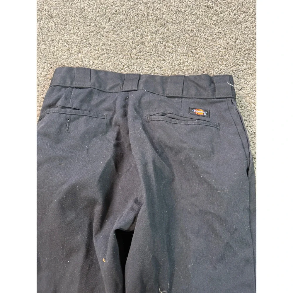 Dickies 874 Original Fit Black Work Pants Mens 30x30 Straight Leg